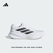 adidas領(lǐng)航系列SUPERNOVA EASE超輕緩震回彈體測跑鞋女阿迪達斯   白/符點灰/金屬銀 (偏小，推薦買大0.5碼)   38