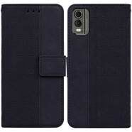 品怡適用OppoA58翻蓋插卡錢(qián)包RealmeC55幾何壓紋磁吸手機皮套 黑色 OPPO K9S 5G(Realme Q3S)(R