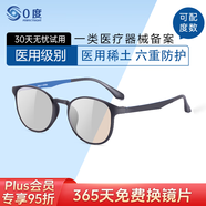 0度（PERFECTSIGHT）稀土六防 防藍(lán)光防輻射眼鏡 平光鏡電腦手機(jī)護(hù)目鏡 近視可配度數(shù) 稀土六防鏡片B6013-C2藍(lán) 0-400度（1.60稀土近視鏡片）