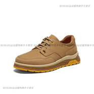 暇步士（Hush Puppies）瀟灑先生商場(chǎng)同款2024秋新款簡(jiǎn)約舒適百搭男休閑鞋B6Q07CM4 卡其色 43