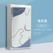 水草人翻蓋皮套適用oppo防摔findx8手機殼k12x保護套x7 淺灰藍皮套 OPPO K1
