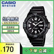 卡西歐（CASIO）復古休閑時(shí)尚指針?lè )浪畬W(xué)生運動(dòng)手表 MRW-200H-1B2VDF