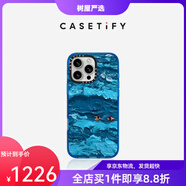 CASETIFY漂浮海上 適用于iPhone16ProMax/16Pro手機殼 韌_鈷藍色(MagSafe_)iPhoneb