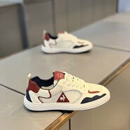 樂(lè )卡克（Le coq sportif）法國公雞夏季男鞋2025年新款休閑鞋低幫軟底跑步鞋網(wǎng)面透氣阿甘鞋 藍紅 40 皮鞋尺碼