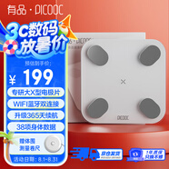 PICOOC有品智能體脂秤電子體重秤家用高精準人體健康脂肪稱(chēng)藍牙wifi連接BigPro-W生日禮物禮品送男女友