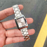 卡西歐（CASIO）手表CASIO LT-V007D-4E 2E 7E鋼帶簡約石英防水碎碎冰女表小方表 LTP-V007D-4E