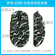 赫致適用羅技G309無線游戲鼠標防滑保護防腐蝕透明膜貼全包吸汗耐磨貼 綠野仙蹤 全包款