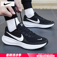 耐克（NIKE）男鞋跑步鞋 25夏季新款運動鞋耐磨登山休閑鞋子男網面透氣慢跑鞋 【軟彈減震】革命者8-經典黑白/曬圖退10 39 （內長245mm）