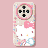 陌筱適用oppofindx8手機(jī)殼findx6pro新款findx6防摔hellokitty findx7 花朵凱蒂貓 OPPOReno12