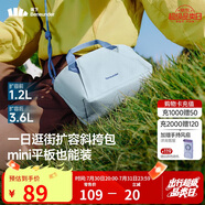 蕉下（beneunder）斜挎包包女包單肩包托特包迷你通勤包旅游輕便逛街小包禮物女生藍