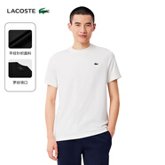 LACOSTE法國(guó)鱷魚男裝25春夏新款時(shí)尚純色運(yùn)動(dòng)休閑圓領(lǐng)T恤|TH8920 001/白色 3XL 8