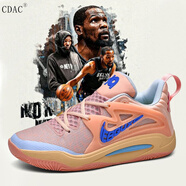 CDAC杜蘭特15代籃球鞋NBA全戰靴青少年實(shí)戰籃球比賽鞋KD15耐磨鞋女中 桔色 36