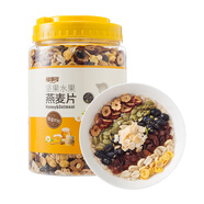 福事多蜂蜜烘焙堅(jiān)果水果燕麥片1kg即食可干吃營(yíng)養(yǎng)早餐健身代餐沖泡零食