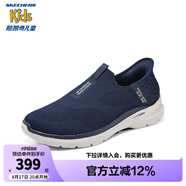 斯凱奇（Skechers）GO WALK 6男士一腳蹬健步鞋216278 海軍藍色/NVY 42.5
