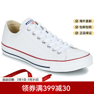 匡威（Converse）男鞋女鞋運動板鞋帆布球鞋低幫學(xué)生鞋經(jīng)典款白色春秋25新款132173 白色 35