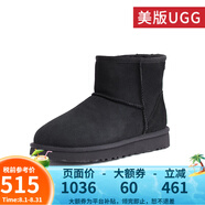 UGG美版防水防污新經(jīng)典系列雪地靴保暖短靴 1016222 秋冬新款男女款 1016222女款-黑色 43