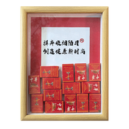 南啵丸【父親節禮物】中華煙盒相框戒煙警示語(yǔ)創(chuàng  )意桌面小擺件裝飾送爸爸 原木色8寸-摒棄吸煙陋習創(chuàng  )造健康新時(shí)尚