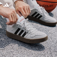 adidas「小鋸齒」D-PAD CLASSIC休閑美高風(fēng)復(fù)古籃球板鞋阿迪達(dá)斯   淺灰/黑色/淺猩紅   37