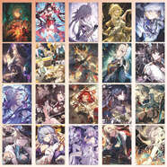 三年二班160張星鐵壁紙遐蝶二次元崩壞星穹鐵道精美一下周邊手機殼平板diy 80張貼紙【不重復】+盒子