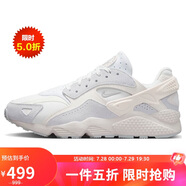 耐克NIKE休閑鞋男華萊士AIR HUARACHE運(yùn)動鞋DZ3306-100白黑42