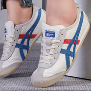 Onitsuka Tiger/鬼塚虎板鞋男女同款低幫休閑鞋子1183B391-100 白色 41.5