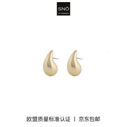 SNO女士耳釘耳墜水滴耳釘時尚小眾設計送女友禮物 水滴耳釘
