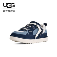 UGG春季新款男士時尚舒適純色平底雙色系帶街頭款休閑板鞋1169493 DNW | 深海藍(lán)色/鯨魚藍(lán)色 44