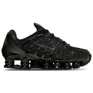 耐克（NIKE）男款機(jī)械緩震籃球鞋全掌Shox科技透氣跑跳專用 Black/Black/Orange 42