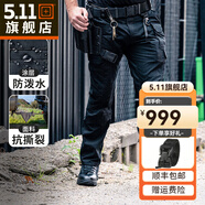 5.11（TACTICAL SERIES ）城市輕戶外戰(zhàn)術(shù)褲格子布防潑水511長(zhǎng)褲時(shí)刻待命ABR工裝褲74512 黑色（直筒型） 32-32腰圍2尺5-2尺6褲長(zhǎng)約108CM