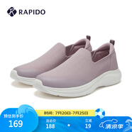 Rapido靂霹道春秋新款情侶款簡(jiǎn)約休閑鞋舒適輕便健步鞋CQ4ZK3S10 淺紫色 38