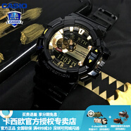 卡西歐（CASIO）【禮物】男手表G-SHOCK黑武士悟空黑金潮流時尚運動電子表 GBA-400-1A9PR藍牙功能 限一只
