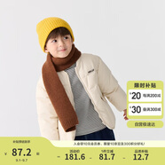 巴拉巴拉童裝兒童棉服男童女童外套2024冬裝棉衣繡花寶寶衣服208424106202