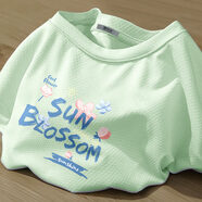 雪中飛短袖t恤女夏季2025新款防曬冰絲涼感跑步運動(dòng)上衣 豆蔻綠160F (夏日花開(kāi)) M 160/84A-推薦尺碼100-115斤