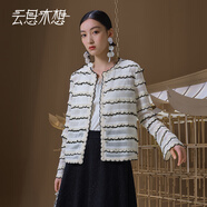 云思木想Ysimo-X摩登國風(fēng)2025春季新款休閑撞色長(cháng)袖外套女12606 杏色 S