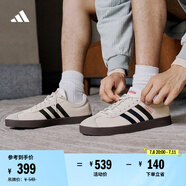 adidas T頭鞋 VL COURT復古板鞋德訓鞋男女阿迪達斯輕運動   灰色/黑色/紅色   41