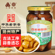 三和四美糖蒜375g 糖醋蒜頭臘八蒜腌大蒜瓣下飯菜火鍋解膩菜醬腌菜咸菜