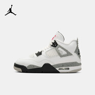 Jordan耐克AJ大童鞋運(yùn)動(dòng)鞋Nike AJ4 男女童中幫氣墊籃球鞋 IB4171-100