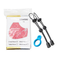OSPREY【贈品勿拍】急救毯*1+登山杖固定繩*2+掛鉤*1 【注非官方品牌】 登山杖四件套+防雨罩