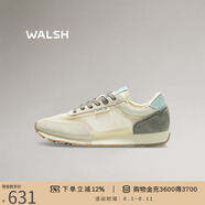 NormanWalsh2025春夏季LA84系列經(jīng)典復古運動鞋透氣跑步鞋網(wǎng)面慢跑鞋男 米白/灰綠 限定新款 36