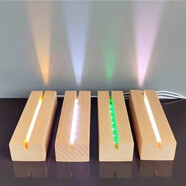 錘子畫(huà)玻璃畫(huà)琉璃畫(huà)像定制真人照片生日禮物情人節感送女朋友 七彩充電發(fā)光底座 定制-人像-圖案-風(fēng)景-LOGO等