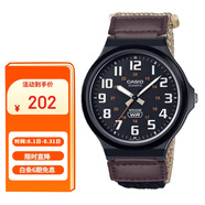 卡西歐（CASIO）手表森林人網(wǎng)紅同款戶外防水夜光學(xué)生男女表石英表MW-240B-5B