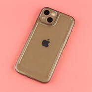適用蘋果11 pro iphone6 7 8 plus Xr Xs Max軟殼防摔透明保護(hù)套 1.5mm精孔【太空殼】灰色 iphone5/5S/SE