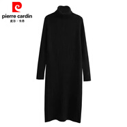 皮爾卡丹（pierre cardin）秋冬季小香風(fēng)套裝女2025新款氣質(zhì)名媛針織毛衣外套連衣裙兩件套 裙子 M 【建議95-105斤】