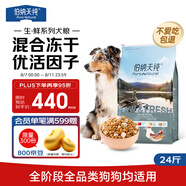 伯納天純狗糧生鮮鴨肉&梨0谷物凍干成犬幼犬通用犬糧拉布拉多12kg/24斤