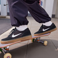 耐克（NIKE）官方SB CHRON 2男女緩震滑板鞋秋季薄底鞋情侶陸沖DM3493 002黑/白色/黑/橡皮淺褐 42