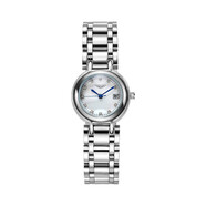 瑞士LLongines手表女士石英表防水心月時(shí)尚系列精鋼專(zhuān)用女款婉表 鑲鉆白面 30mm