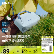 蕉下（beneunder）斜挎包包女包單肩包托特包迷你通勤包旅游輕便逛街小包禮物女生藍