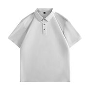 凡客誠(chéng)品（VANCL）店 冰絲25夏季涼爽短袖POLO衫 色透氣T恤男 淺灰 XL