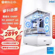 攀升戰(zhàn)魂i5 13400F/5060Ti直播AI設(shè)計(jì)師渲染剪輯電競(jìng)游戲電腦主機(jī)臺(tái)式全套diy組裝電腦整機(jī) 12400F RX6500XT 16G丨配置一