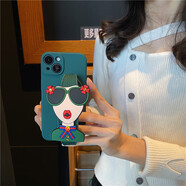 韓國個(gè)性女孩手腕帶適用iphone15手機殼16e硅硅膠蘋(píng)果17Promax防 【墨綠GG女神】腕帶 iPhone 6s